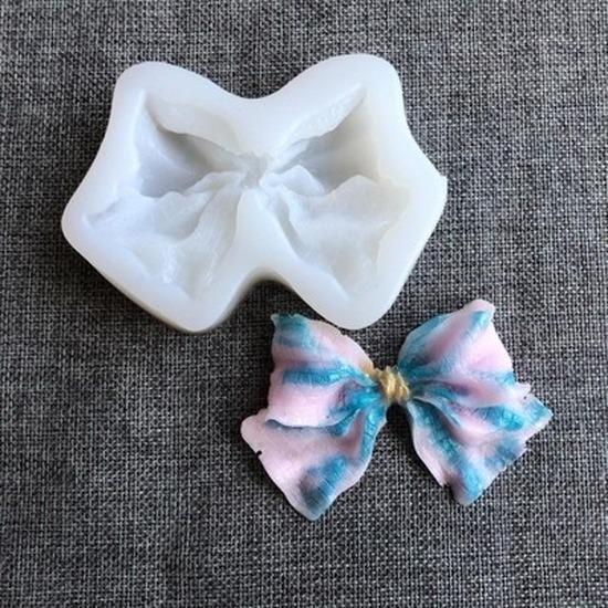 Жидкая силиконовая форма для галстука-бабочки DIY, форма для кристаллической эпоксидной смолы