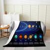 Cosmic Star Pattern Digital Printing Flannel Blanket Printing Single Layer Flannel Blanket