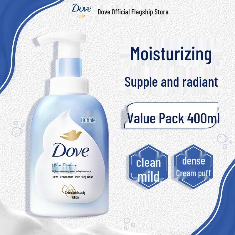 Dove Глубоко питающий пенящийся гель для душа