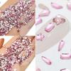 Heart Nail Charms Butterfly Crystal Gems Flat Bottom Nail Gems Nail Art Charms Nail Crystal Rhinestones Nail Art Decor