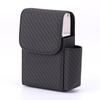 Men's Stainless Steel Cigarette Case with Lighter Slot, Holds 20, Moisture-Proof Design