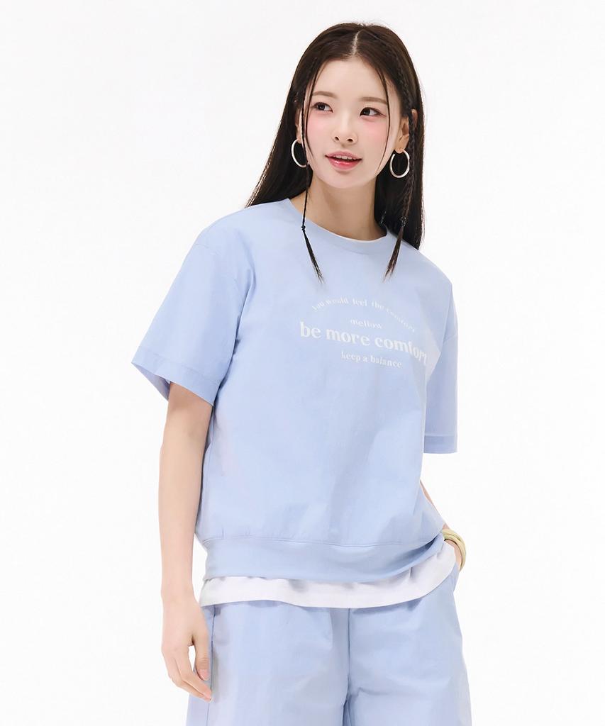 CHASECULT Women'S Stretch Short Sleeve T-Shirt - Sky Blue