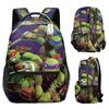 Anime cartoon ninja turtles backpack children's schoolbag primary school backpack wear-resistant digital printing backpack