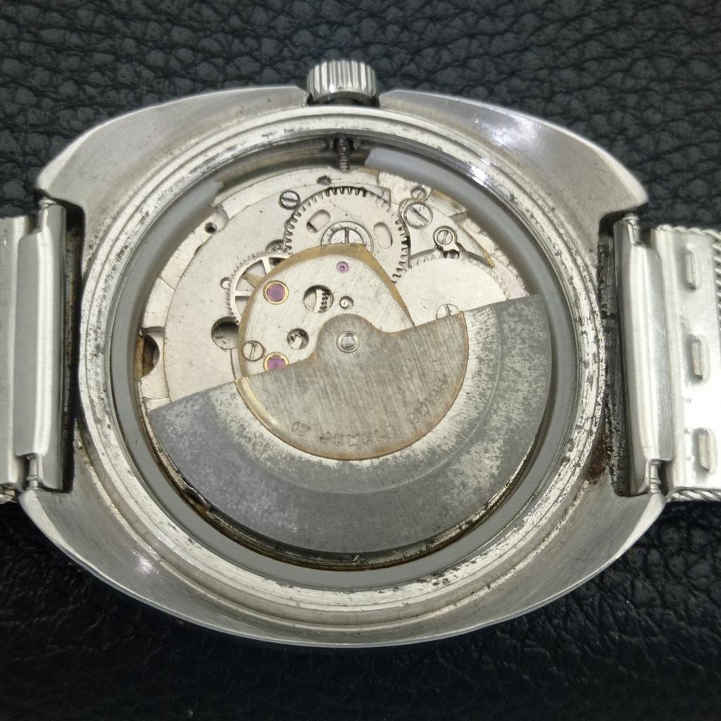 ВИНТАЖНЫЕ NINO АВТОМАТИЧЕСКИЕ 2066 ШВЕЙЦАРСКИЕ МУЖСКИЕ ЧАСЫ ЦВЕТА МОРСКОЙ ВОЛНЫ a703032-1