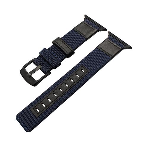 Нейлоновый + кожаный ремешок для Apple Watch Series 6 5 4 3 se iWatch ремешок 38 мм 42 мм браслет Apple Watch Serie 3 4 se 6 40 мм 44 мм ремешок