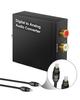 Optical Digital Stereo Audio SPDIF Toslink Coaxial Signal to Analog Converter DAC Jack 2*RCA Amplifier Decoder Adapter