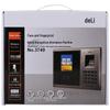 Deli Facial and Fingerprint Time Attendance Machine CN plug (adapter included)