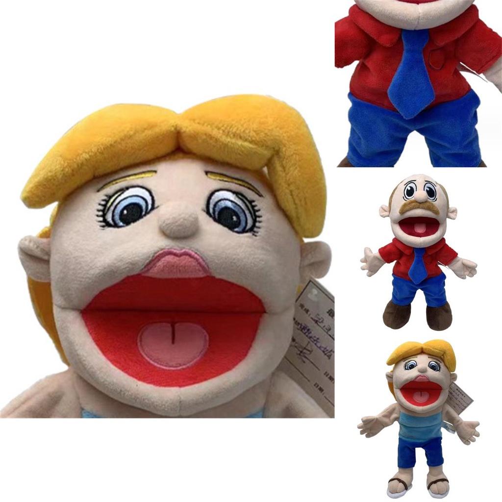 Забавная мультяшная кукла-перчатка на руку для мальчика с открытым ртом, плюшевая игрушка для взаимодействия родителей и детей и раннего развития, подарок, персонажи)