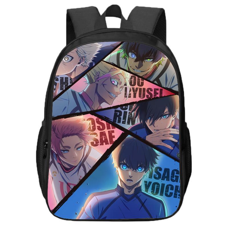 Blue Prison Double Layered Boys and Girls Backpack for Primary and Secondary School Students