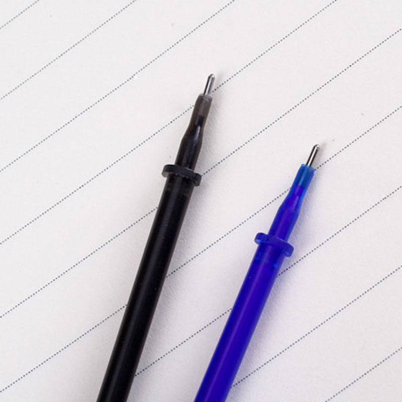 0,5 мм школьные офисные ручки сменные стержни стираемые ручки набор 20/40 шт ластик синий черный моющийся