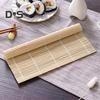 Бамбуковый коврик для суши с ложкой для риса, натуральный коврик для суши, безопасные для пищевых продуктов принадлежности для приготовления суши, формовки и формовки суши-роллов