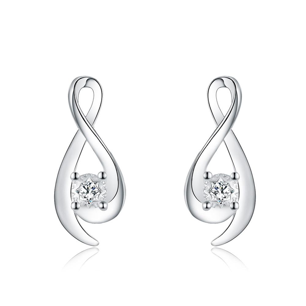 Новые серьги из стерлингового серебра 925 пробы для женщин, ювелирные изделия высокого качества, изысканные циркониевые серьги-гвоздики, рождественские подарки