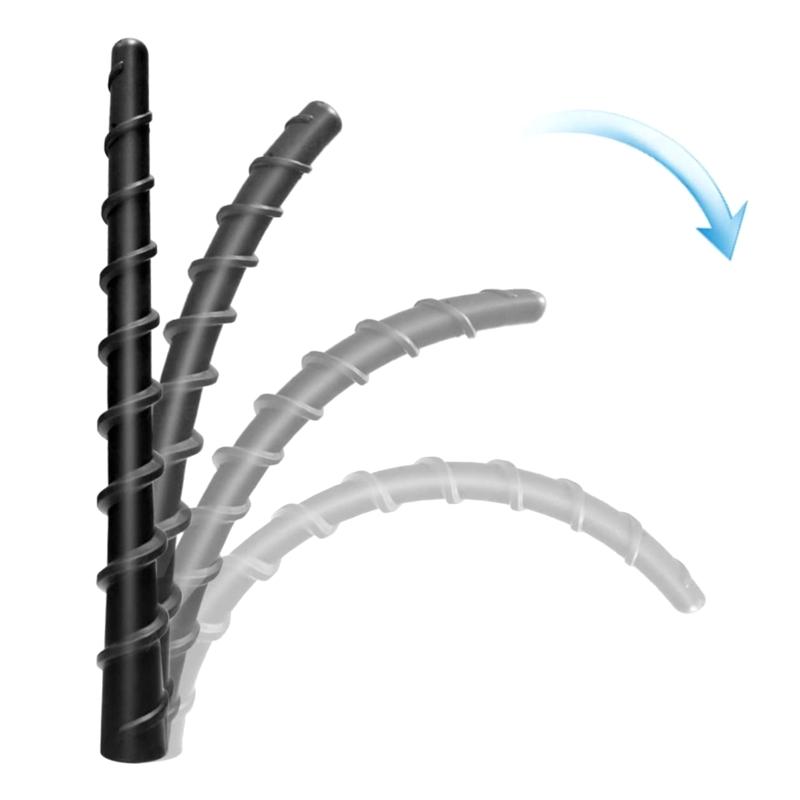 Auto Roof Flexible Rubber Antenna AM/FM Spiral Truck Aerial Radio Signal Amplified Replacement for F150-RAM