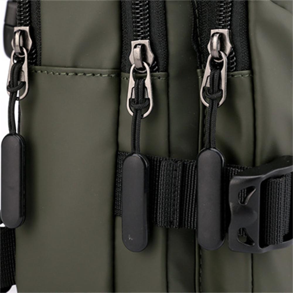 Men's Messenger Bag Backpack Chest Bag USB Socket Outdoor Large Capacity Waterproof Bag