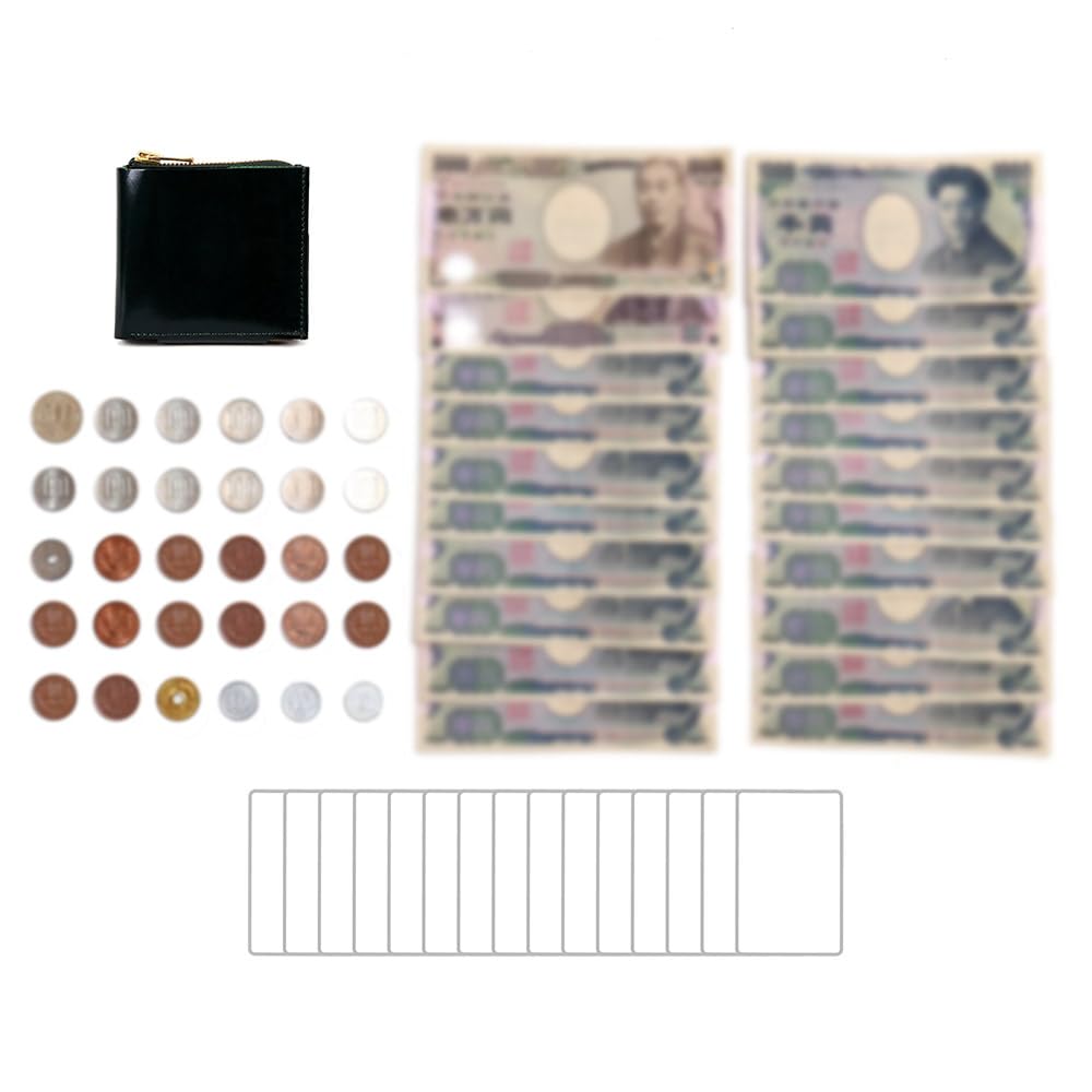 AGILITY Affa "Loft Wallet" Bifold Wallet, Genuine Leather, Compact, Men's, Thin, Two-Layer, Small