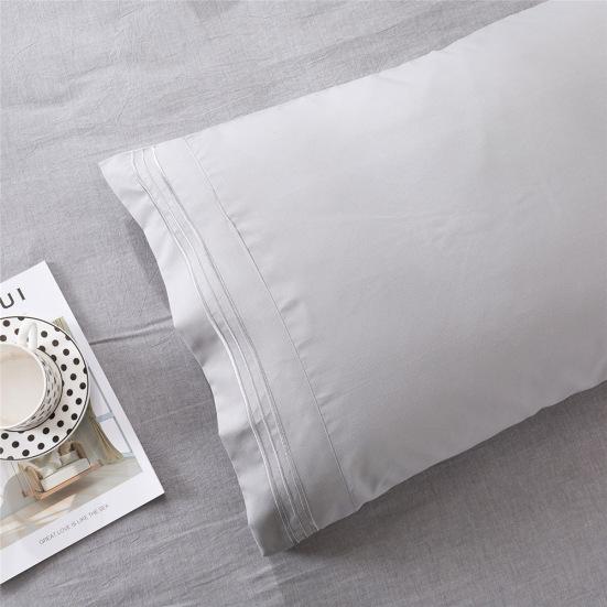 2 шт. King Queen стильный сплошной цвет кровать наволочка наволочка декор для спальни