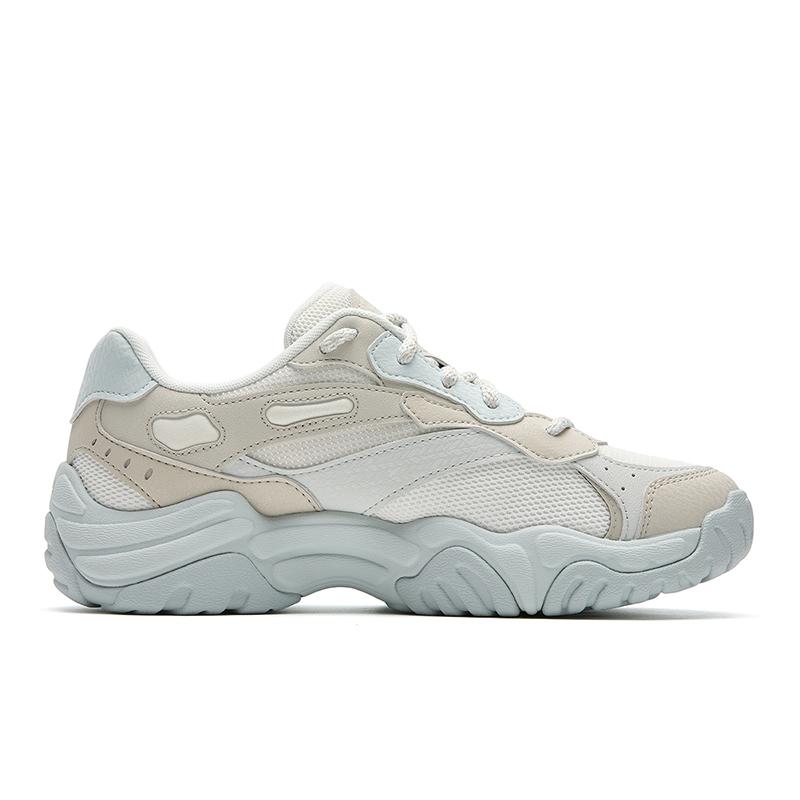 Sneakers FILA KORAL Chunky Sneakers Women's Low-top Coconut Milk White/Rain Mist Gray
