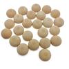 12/15/20/25/30/35/40mm for DIY Paint Woodworking Half Wooden Beads Unfinished Wood Balls Beads