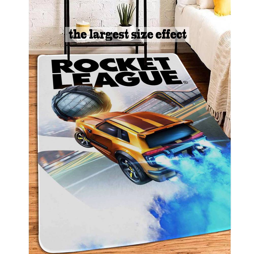 Rocket League Game Floor Mat Rectangle Anti-slip Home Soft Badmat Front Door Indoor Outdoor Mat Welcome Doormat