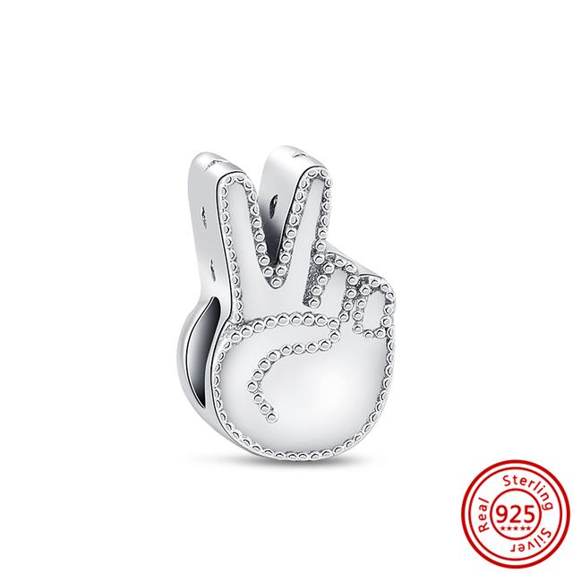 Новые туфли из серебра 925 пробы с сердечком на высоком каблуке с изображением животных, бусины, подходят для браслета-подвески, женские модные ювелирные изделия, изготовление