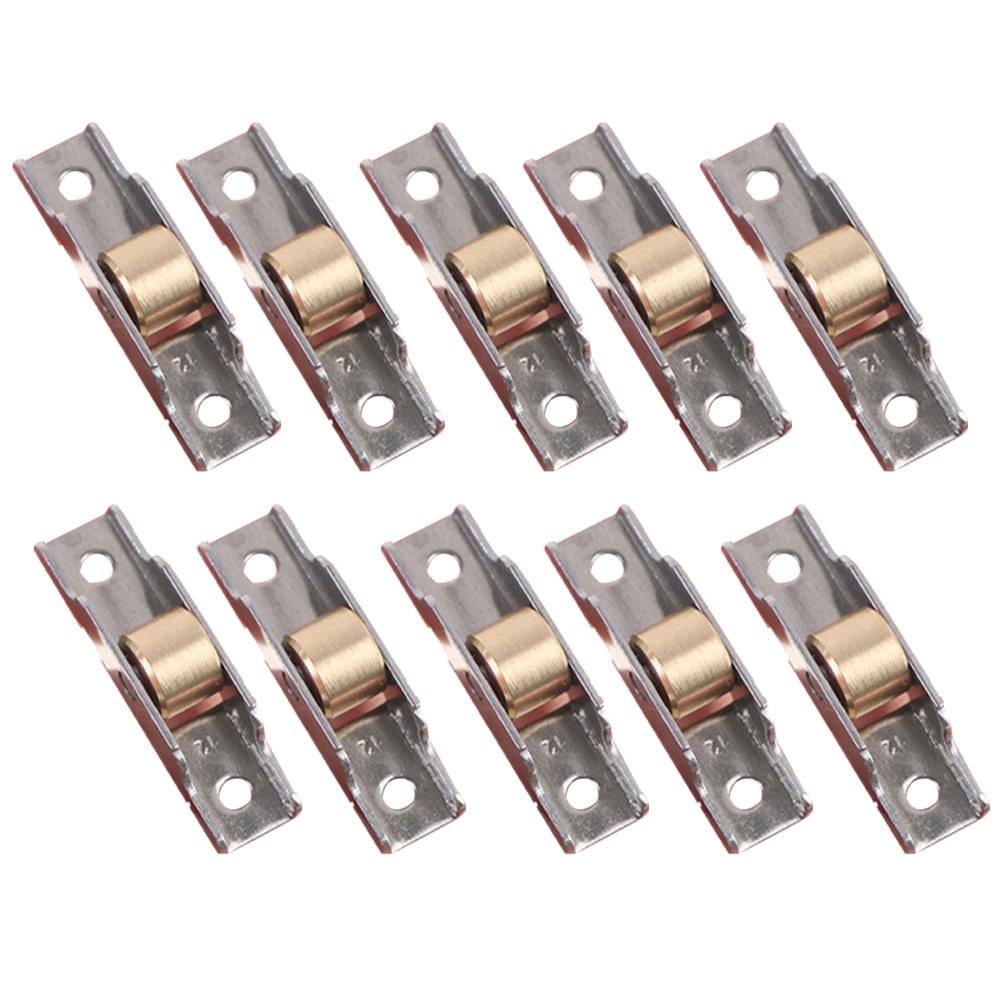 10 шт. оконный шкив для раздвижной двери, роликовый шкаф, роликовое колесо, шкаф из алюминиевого сплава, оконный экран, шкив, мебельная фурнитура