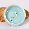 60ml Crackle Golden Fish Celadon Porcelain Teacups Delicate Longquan Tea Cup Bowl Kungfu Serviceable Chinese Tea Cup Tea Making
