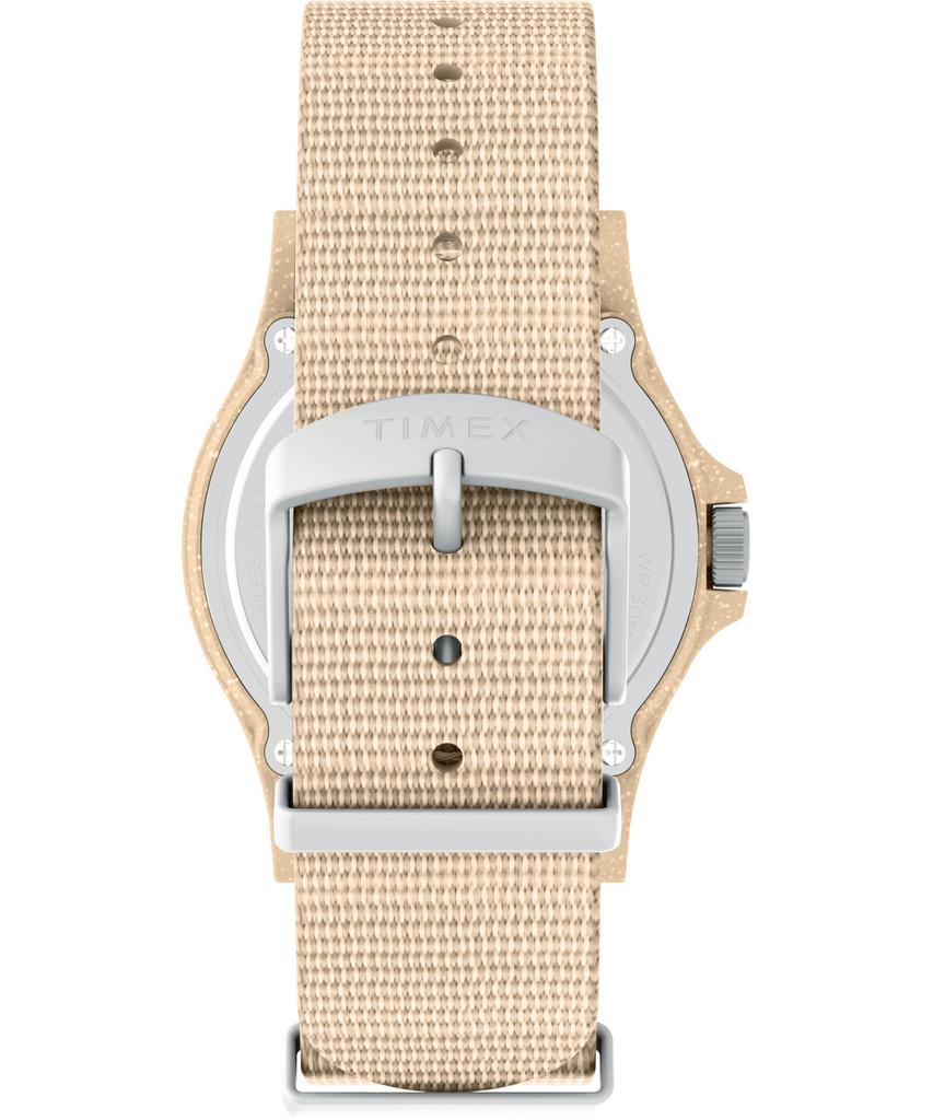 Часы TIMEX Reclaim Ocean Beige Dial Tide Material Quartz 40MM TW2V95900 бежевый