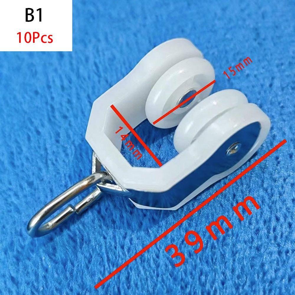 10 шт. мебельная фурнитура колеса для штор рельсы для штор крючок кольцо слайдер аксессуары для штор