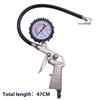 220 PSI Tire Pressure Gauge & Inflator - Multifunctional Air Compressor Meter for Car/Motorcycle, Dual-Use Pump with Analog Dial