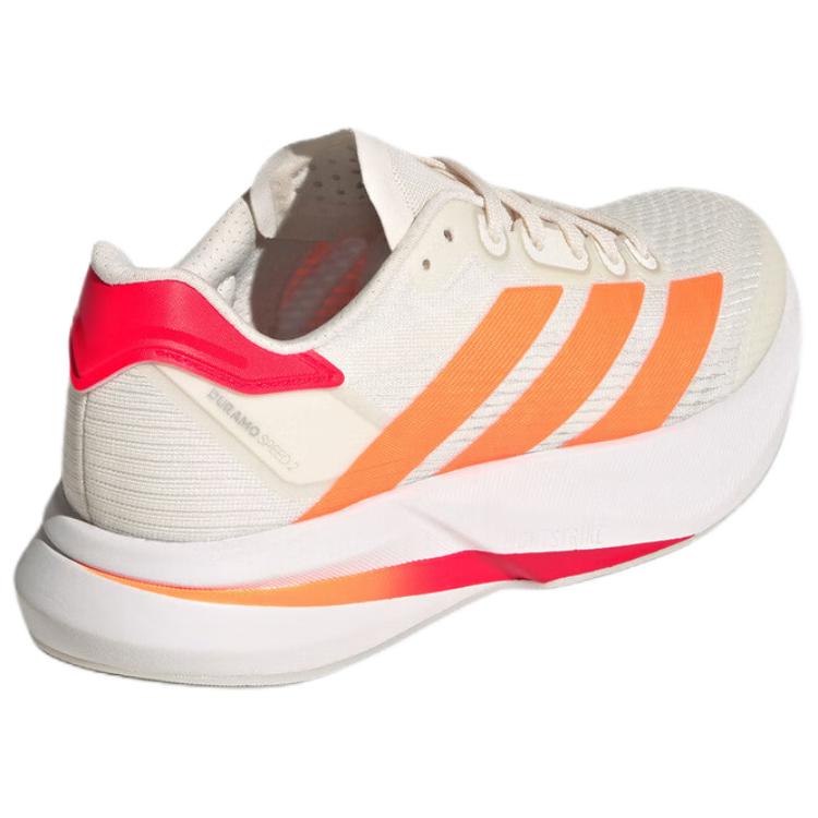 adidas Duramo Speed 2 Удобные Универсальные Ткань ПУ Беговые Кроссовки Женские Кроссовки Бежевый Оранжевый JQ0619