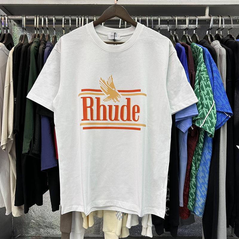 Summer new European and American trendy brand R unisex couple's loose pullover short-sleeve T-shirt, youth short-sleeve T-shirt