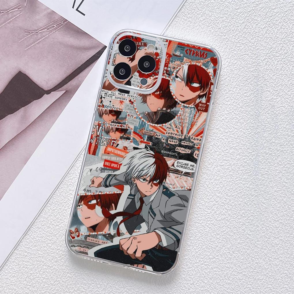 My Hero Academia Shoto Todoroki BNHA Boku No for Motorola Moto G13 G14 G53 G54 G62 G72 G82 G84 E13 E20 G42 G32 G23 G22 Case