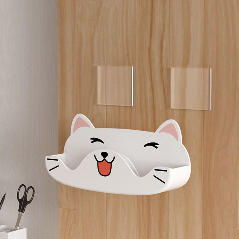 Cartoon Cat Glasses Storage Rack Punch-free Sunglass Organizer for Desktop/Bathroom/Bedroom