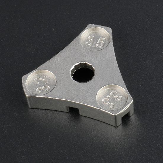 Ключ для спиц велосипеда Эргономичный Высокая твердость 6 пазов Ремонт спиц Углеродистая сталь Велосипед