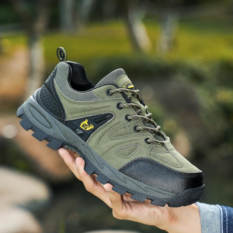 New Large Low cut Outdoor Mountaineering Shoes Four Seasons Leisure Outdoor Off Road Shoes Anti slip and Wear resistant Sneaker