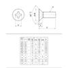 [M2x4] Stainless steel flat head machine screws (10 pieces)