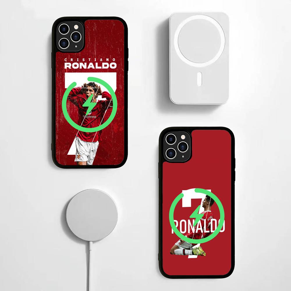 Известные Футболисты C-CR7 Чехол для Телефона Для iPhone 17 Air 16 15 14 13 12 11 Pro Max Plus Для Magsafe Беспроводной Заряд Чехол