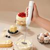 Electric Stirrer Milk Frother Handheld Stainless Steel Mixer Low Noise Rechargeable Electric Coffee Household Egg Whisk