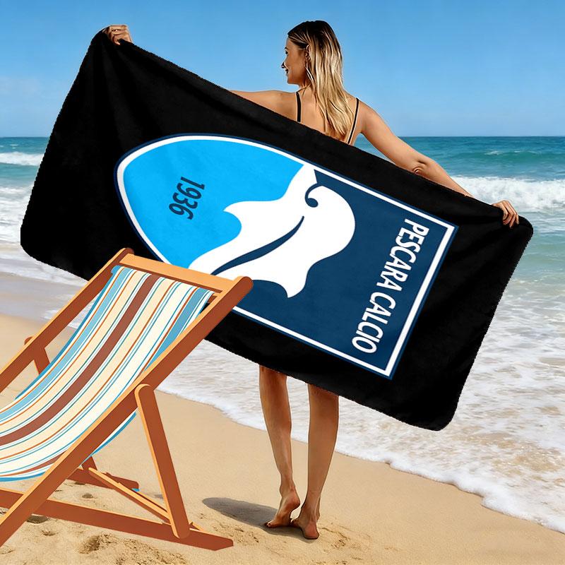 Delfino Pescara 1936 Print Beach Towel, Large Soft Quick Dry Towel for Beach Camping Swimming