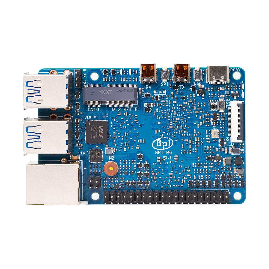 Banana Pi BPI-M6 Synaptics VideoSmart VS680, четырехъядерный процессор Cortex-A73, 4 ГБ LPDDR4, 16 ГБ eMMC, графический процессор Imagination GE9920 до 6,75 топов