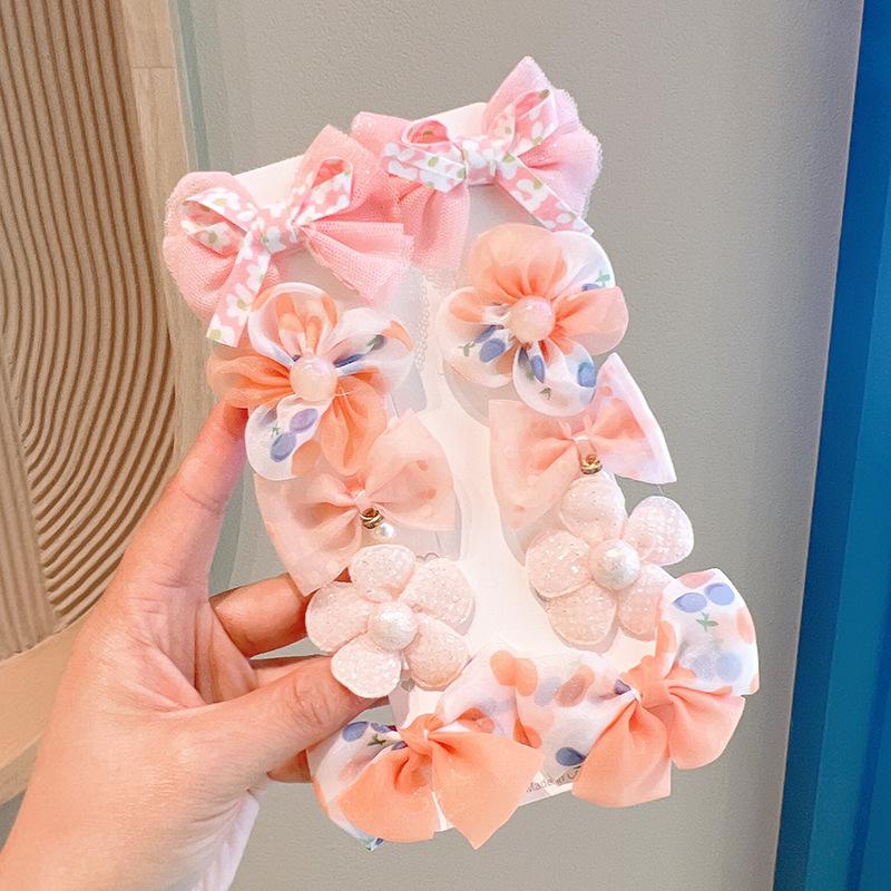 Korean Style Cartoon Hair Clips for Girls - Cute Princess Hair Accessories for Baby & Kids, Anti-Slip Baby Hairpins