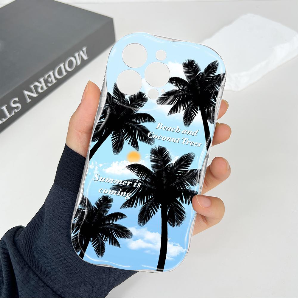 Милый мультяшный узор, кремовая текстура, мягкий силиконовый чехол с волнистыми краями, чехол для телефона для OPPO Reno Realme