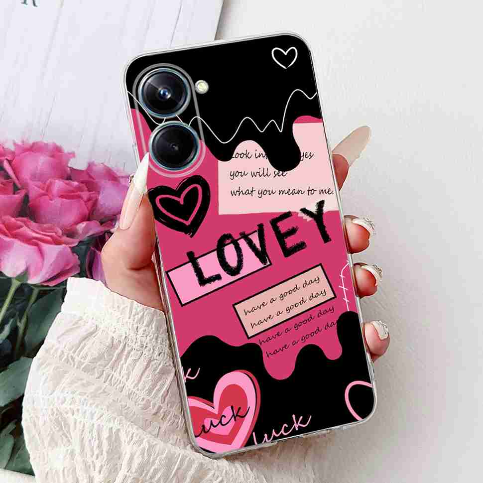 For Realme 10 Pro 5G 6.72" Case New Popular Flower Pattern Soft Silicone TPU Cover For Oppo Realme 10Pro 5G RMX3663 Bumper Shell