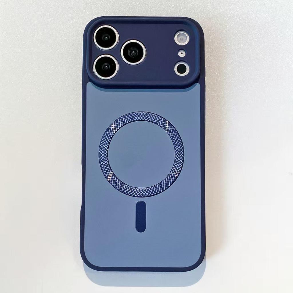 Для iPhone17 ProMax Матовый Магнитный Чехол для Телефона Модный Чехол в Стиле ins Для iPhone 17 16 15 14 Plus 13 12 11 Pro Max Чехлы