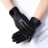Women's Fashionable Touchscreen Winter Gloves - Genuine Leather Sheepskin for Driving and Riding