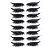 8 Pairs Lazy Eye Shadow Eyelash Patch Waterproof Glitter Eyeshadow Eyelashes Makeup Stickers Eye Makeup Stickers with False Lashes Shadow
