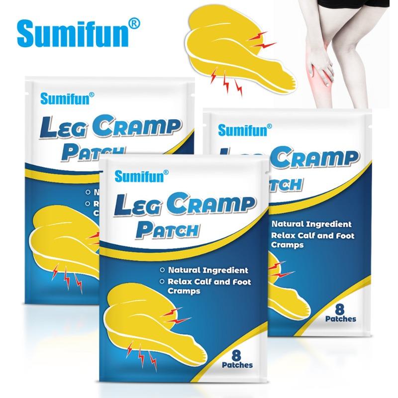 8/24/32Pcs Sumifun Leg Cramp Patch Natural Ingredients Relax Calf Foot Cramps Relief Discomfort Self‑Adhesive Body Care Plaster