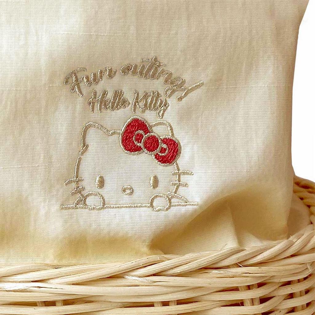 8365 Basket 2way Throw Hello Kitty A [Routet] IP.MED (Ivory)