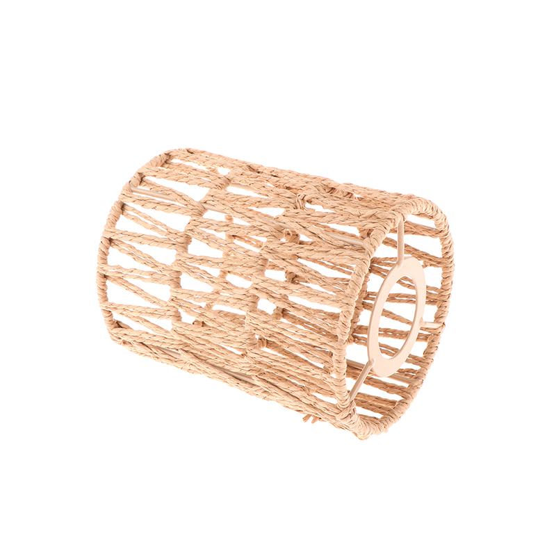 Потолочный светильник в стиле бохо, плетеный вручную, абажур из ротанга, подвесной светильник, абажур из подвесной лампы