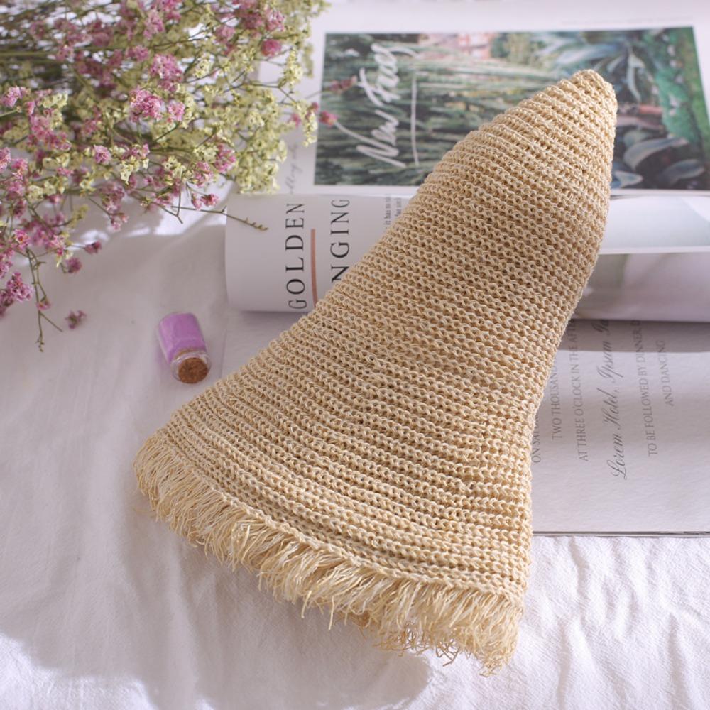 Соломенная купольная шляпа рыбака дышащая панама шляпы модная кепка от солнца для женщин